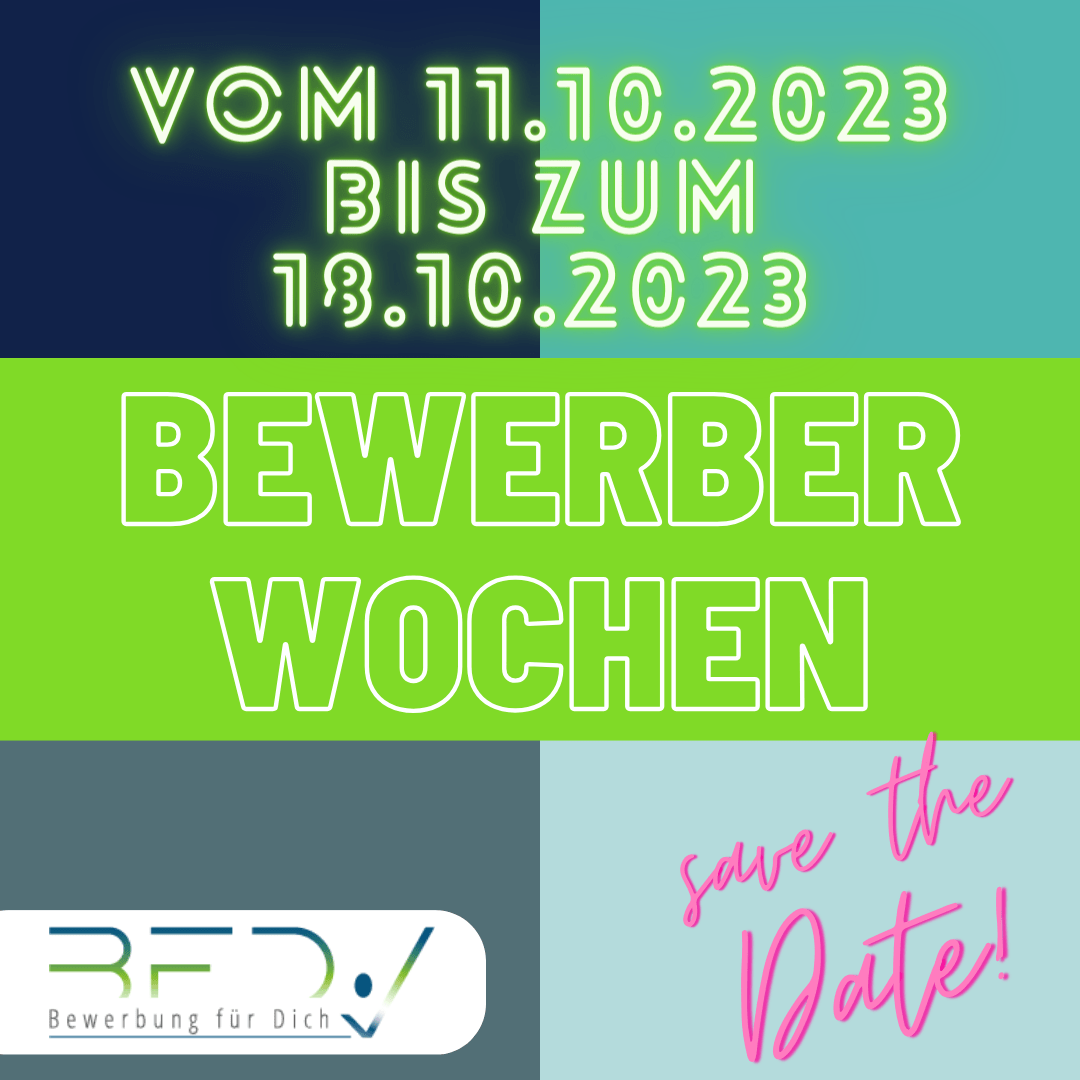 Bewerber Wochen vom 11.10 - 18.10